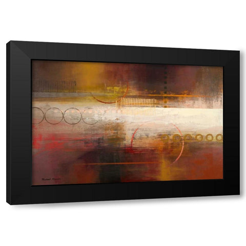 Force Ten II Black Modern Wood Framed Art Print by Marcon, Michael