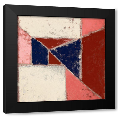 Lemon Rose Play I Black Modern Wood Framed Art Print by Marcon, Michael