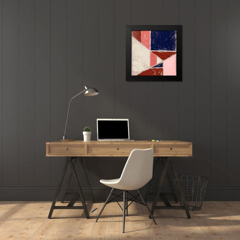 Lemon Rose Play II Black Modern Wood Framed Art Print by Marcon, Michael