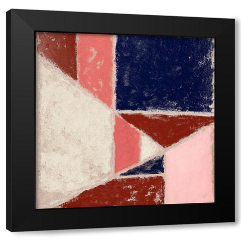 Lemon Rose Play II Black Modern Wood Framed Art Print with Double Matting by Marcon, Michael