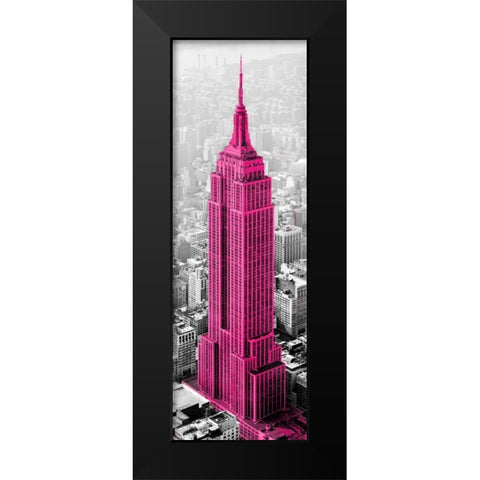 Empire State of Mind Black Modern Wood Framed Art Print by Lake, Shelley