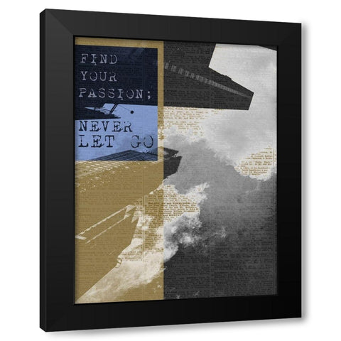 City Inspired I Black Modern Wood Framed Art Print by Lake, Shelley