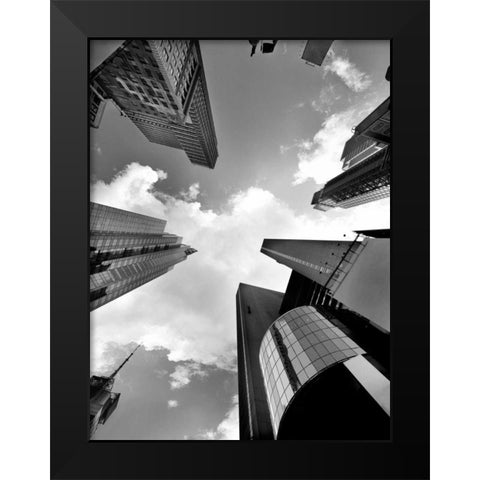 Zenith Black Modern Wood Framed Art Print by Lake, Shelley