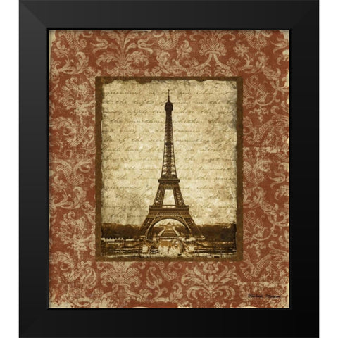 Jaime Paris I Black Modern Wood Framed Art Print by Marcon, Michael