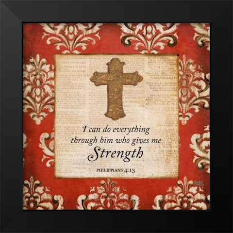 With All Your Heart II Black Modern Wood Framed Art Print by Hakimipour, Tiffany