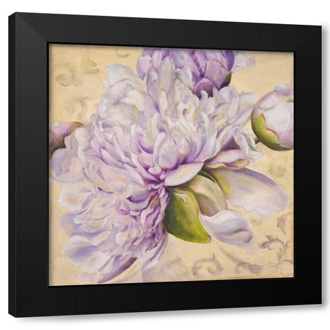 In Bloom I Black Modern Wood Framed Art Print by Pinto, Patricia