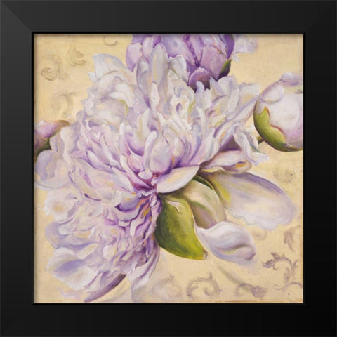 In Bloom I Black Modern Wood Framed Art Print by Pinto, Patricia