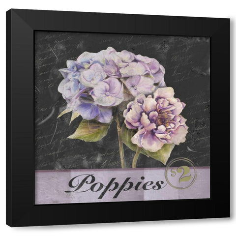 Flower Shop I Black Modern Wood Framed Art Print by Pinto, Patricia