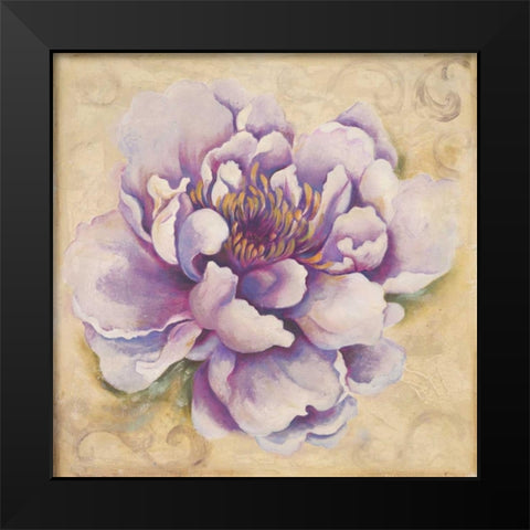 In Bloom II Black Modern Wood Framed Art Print by Pinto, Patricia