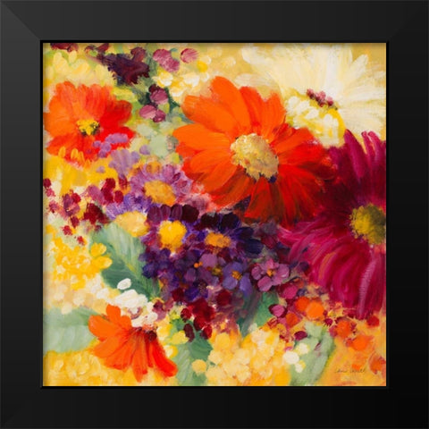 Love and Light I Black Modern Wood Framed Art Print by Loreth, Lanie