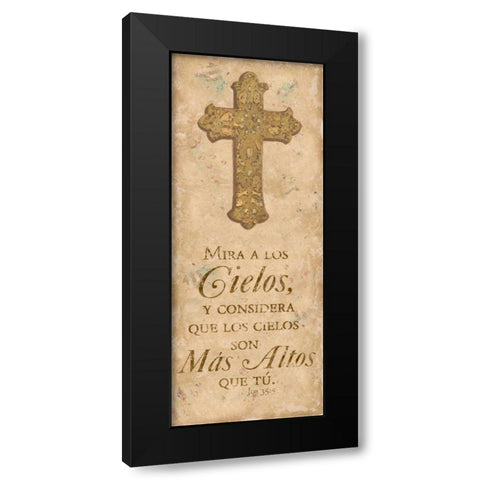 Cielos Black Modern Wood Framed Art Print with Double Matting by Hakimipour, Tiffany