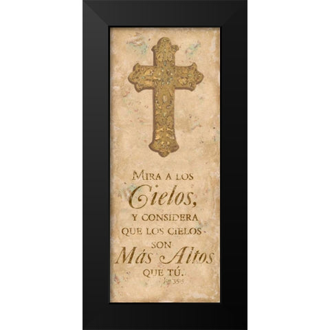 Cielos Black Modern Wood Framed Art Print by Hakimipour, Tiffany