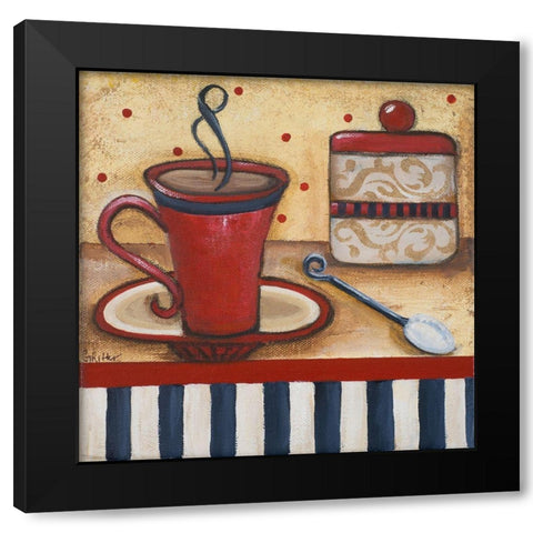 Grannys Kitchen I Black Modern Wood Framed Art Print with Double Matting by Ritter, Gina