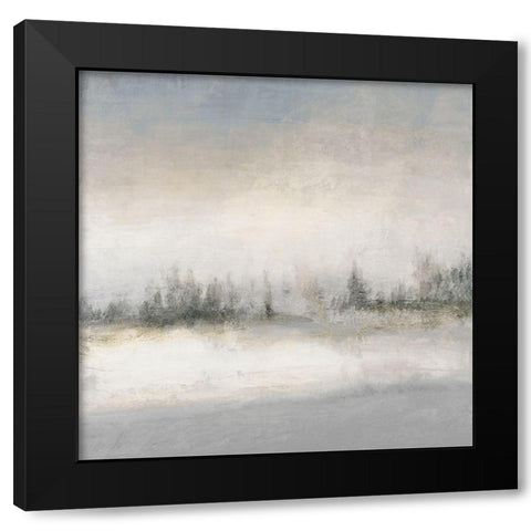 Foggy Winter Day Black Modern Wood Framed Art Print by Marcon, Michael