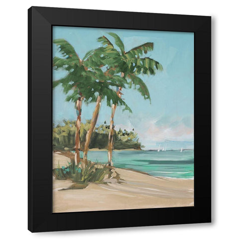 Hazy Solitude Black Modern Wood Framed Art Print with Double Matting by Slivka, Jane