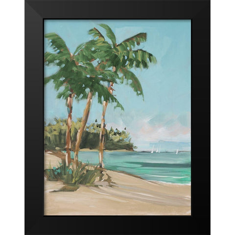 Hazy Solitude Black Modern Wood Framed Art Print by Slivka, Jane