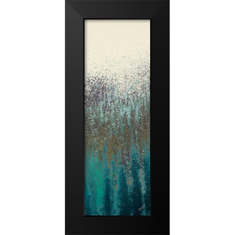Teal Woods I Black Modern Wood Framed Art Print by Gonzalez, Roberto