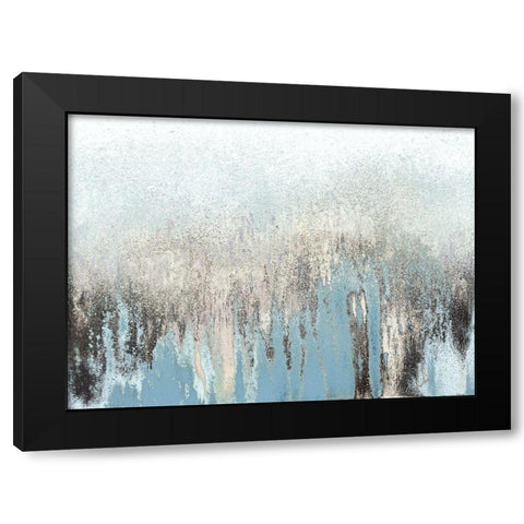 Blue Lifes Pathway Black Modern Wood Framed Art Print with Double Matting by Gonzalez, Roberto