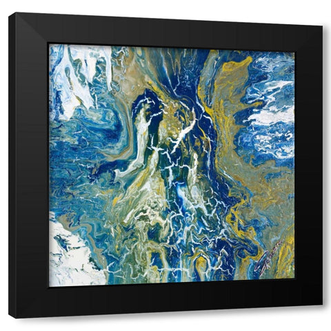 Tropical Storm I Black Modern Wood Framed Art Print by Gonzalez, Roberto