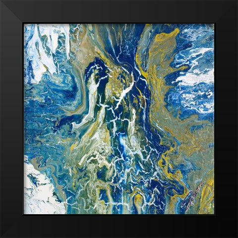 Tropical Storm I Black Modern Wood Framed Art Print by Gonzalez, Roberto