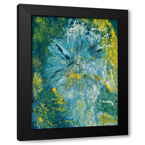 The Sea I Black Modern Wood Framed Art Print by Gonzalez, Roberto