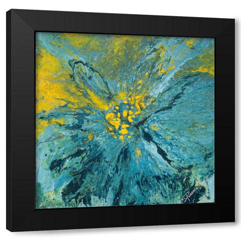 The Sea Black Modern Wood Framed Art Print with Double Matting by Gonzalez, Roberto