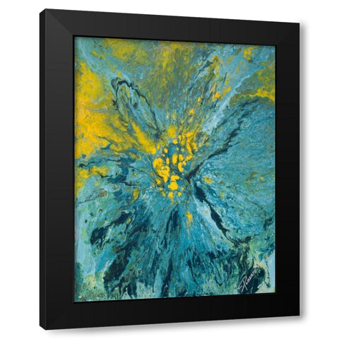 The Sea II Black Modern Wood Framed Art Print by Gonzalez, Roberto