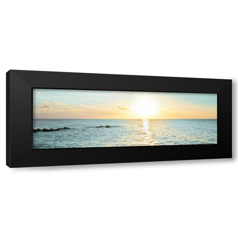 Bimini Horizon I Black Modern Wood Framed Art Print with Double Matting by Bryant, Susan