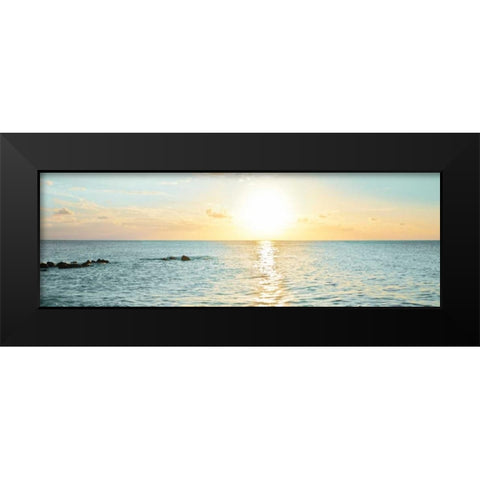 Bimini Horizon I Black Modern Wood Framed Art Print by Bryant, Susan