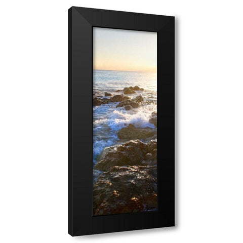 Bimini Coastline II Black Modern Wood Framed Art Print with Double Matting by Bryant, Susan