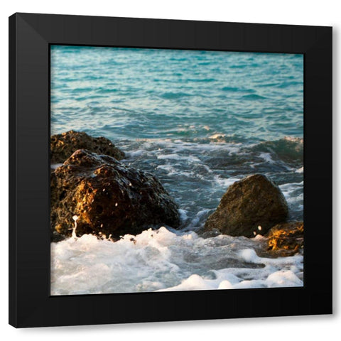 On the Rocks II Black Modern Wood Framed Art Print with Double Matting by Bryant, Susan