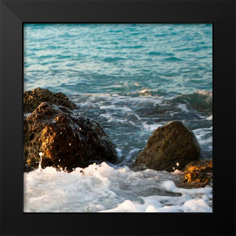 On the Rocks II Black Modern Wood Framed Art Print by Bryant, Susan