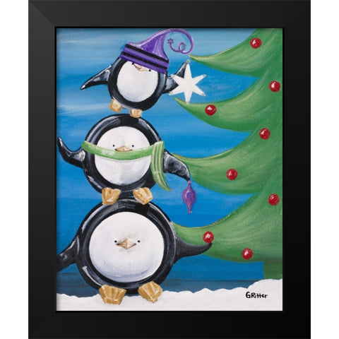 Paddison and Friends IV Black Modern Wood Framed Art Print by Ritter, Gina