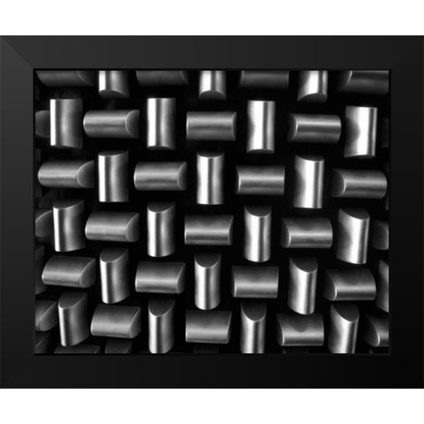 Industrial II Black Modern Wood Framed Art Print by Rodriguez, Jairo