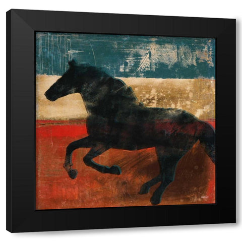 Wild and Free I Black Modern Wood Framed Art Print with Double Matting by Meneely, Dan