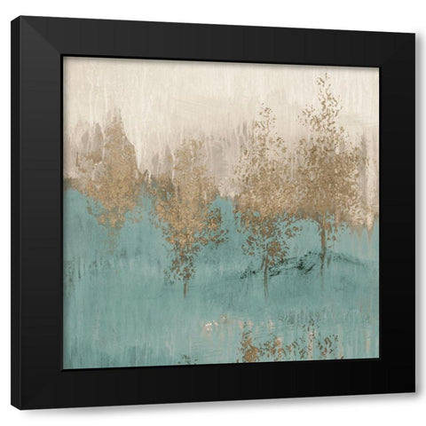 Through the Gold Trees II Black Modern Wood Framed Art Print by Loreth, Lanie