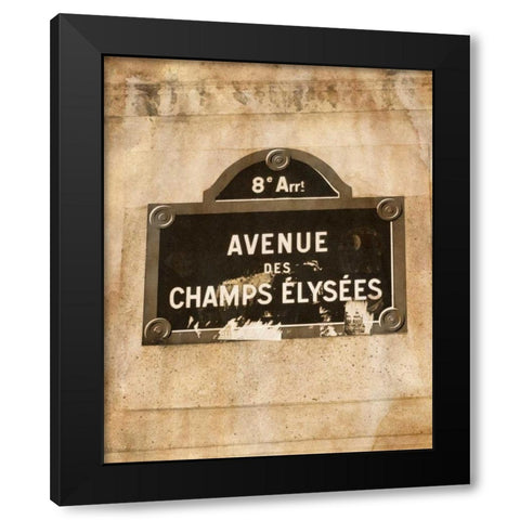 French Street I Black Modern Wood Framed Art Print by Navas, Emily