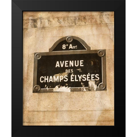 French Street I Black Modern Wood Framed Art Print by Navas, Emily