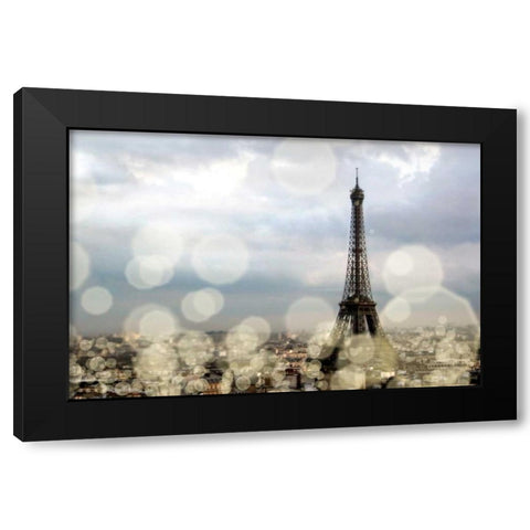City of Lights Black Modern Wood Framed Art Print by Navas, Emily