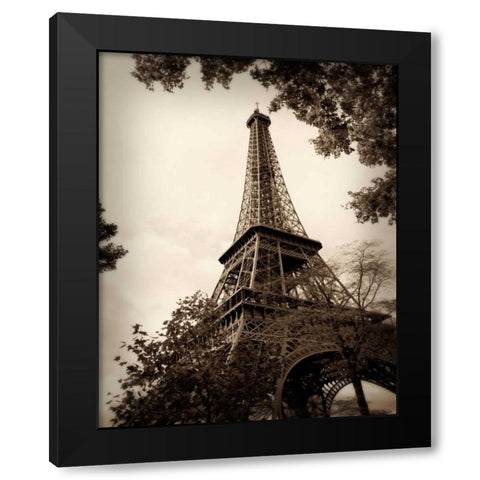 Last Day in Paris I Black Modern Wood Framed Art Print by Navas, Emily