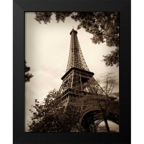 Last Day in Paris I Black Modern Wood Framed Art Print by Navas, Emily