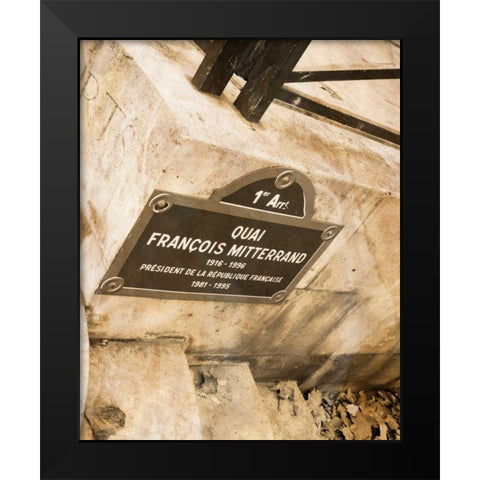 French Street II Black Modern Wood Framed Art Print by Navas, Emily