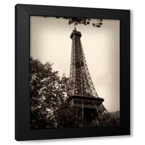 Last Day in Paris II Black Modern Wood Framed Art Print with Double Matting by Navas, Emily