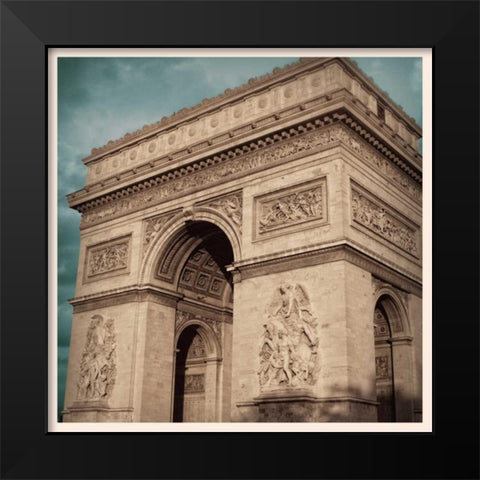 Last Day in Paris II Black Modern Wood Framed Art Print by Navas, Emily