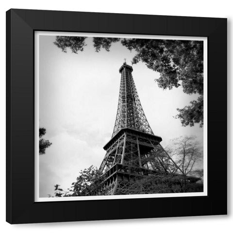 Last Day in Paris Black Modern Wood Framed Art Print by Navas, Emily