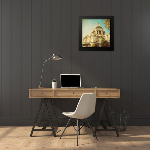 London Sights III Black Modern Wood Framed Art Print by Navas, Emily