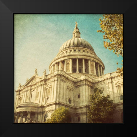 London Sights III Black Modern Wood Framed Art Print by Navas, Emily