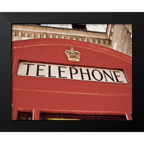 London I Black Modern Wood Framed Art Print by Navas, Emily