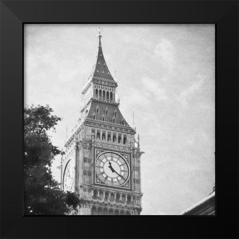 London Sights I Black Modern Wood Framed Art Print by Navas, Emily