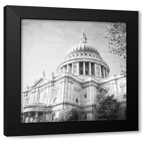 London Sights III Black Modern Wood Framed Art Print by Navas, Emily